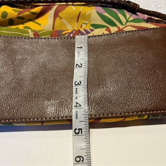 Relic by Fossil Shoulder Handbag Medium Size Yellow/Green Multi floral - Picture 14 of 14